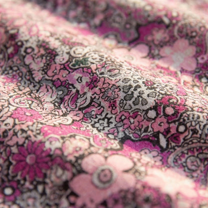 Summer Midi Dress | Purple Floral A-Line