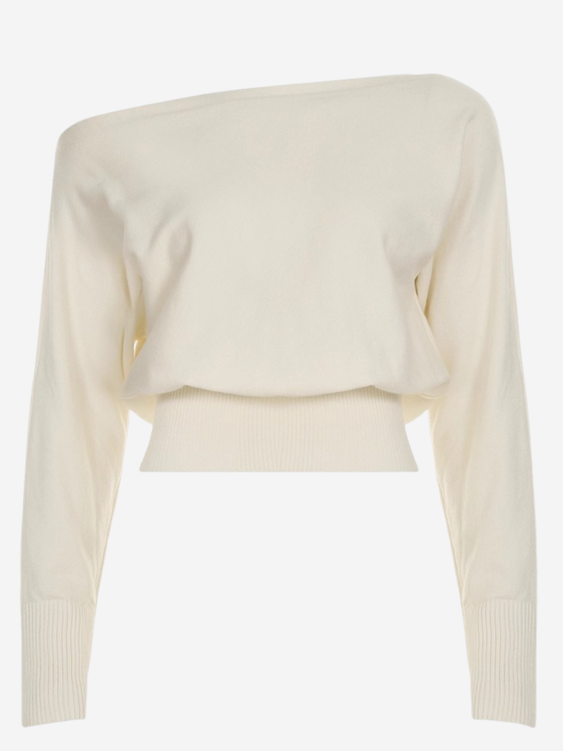 TIANA | Asymmetrical off-the-shoulder knit sweater 4