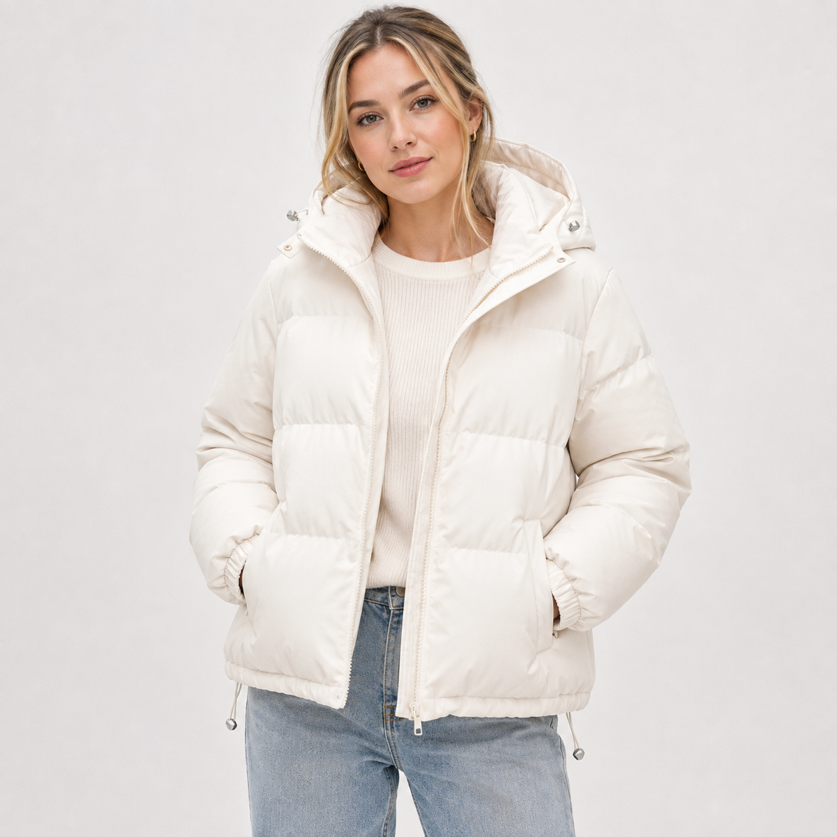 Men's Hooded Puffer Jacket | Warm & Windproof