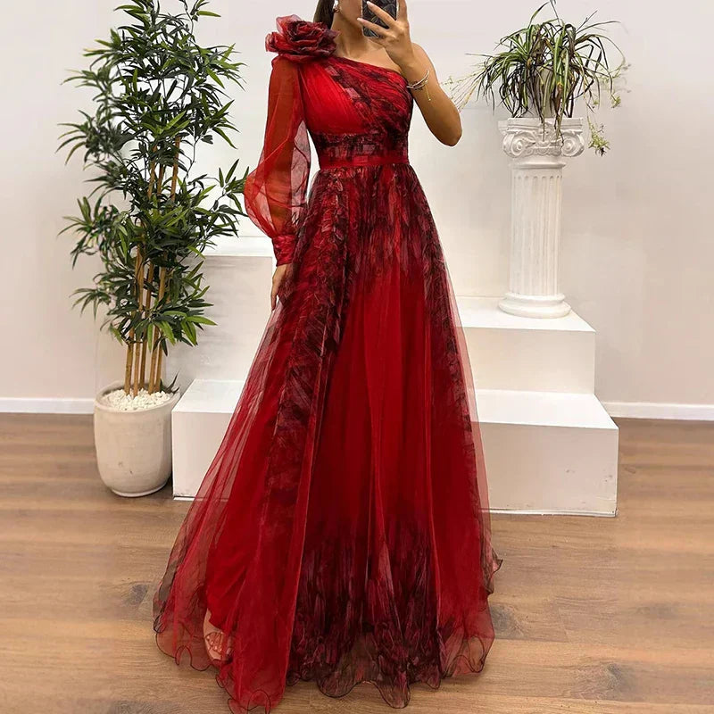 Trendy One Shoulder Wedding Guest Dress