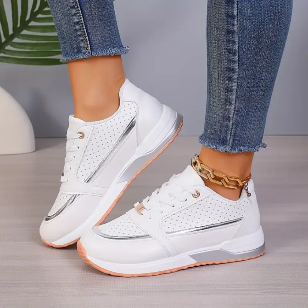 Margaret - Stylish Lace-Up Sneakers for Active Days
