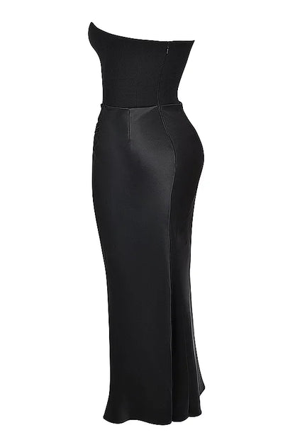 Victoria Noir | Chic Black Wedding Guest Dress
