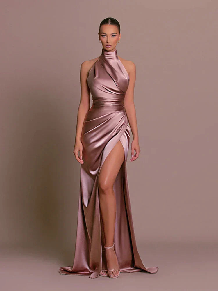 Wedding Guest Dress with Slit