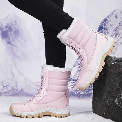 Women's Winter Boots | Lace-Up & Side Zip Closure 1