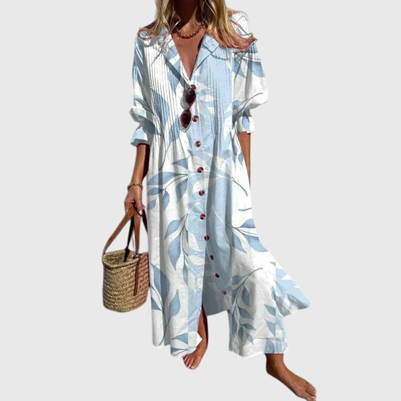 Women Long Dress | Boho Floral Print Maxi Design