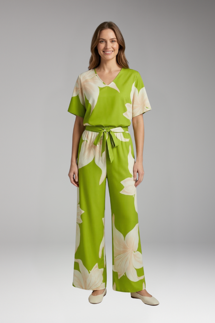 Women's 2-Piece Set with Wide Leg for Summer 0