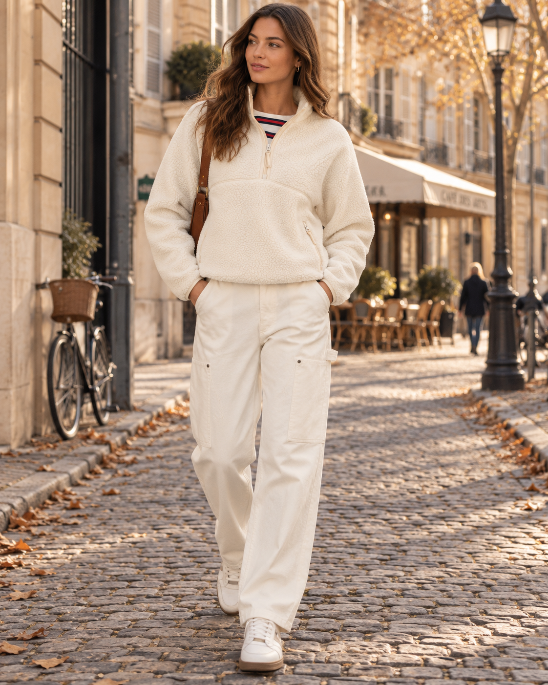 Women's Jumper | Half-Zip Collar & Relaxed Fit 3