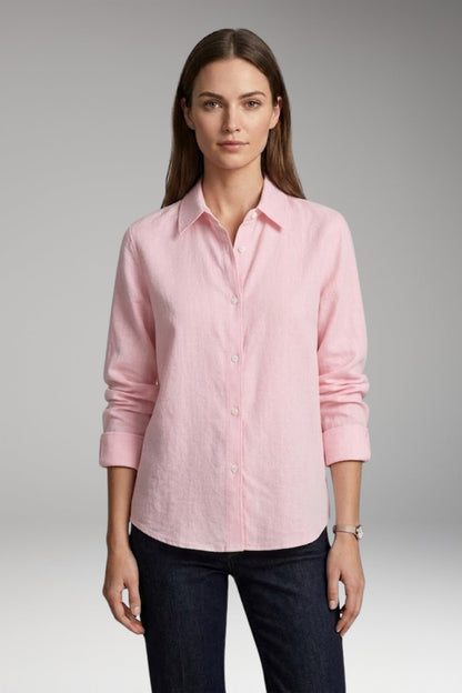 Women's Blouse with Button Closure and Collar Neckline 4