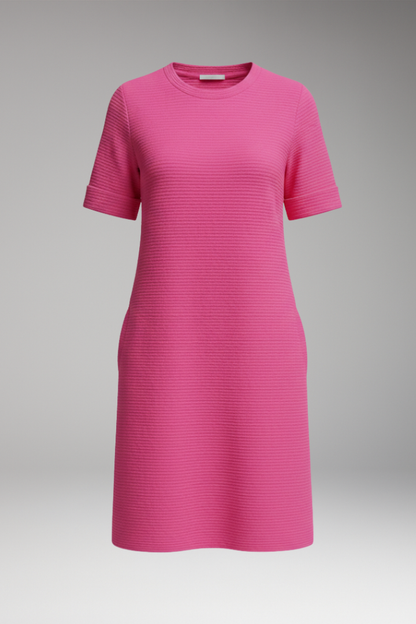 Women's Casual Dress with Relaxed Cut and Practical Pockets 1