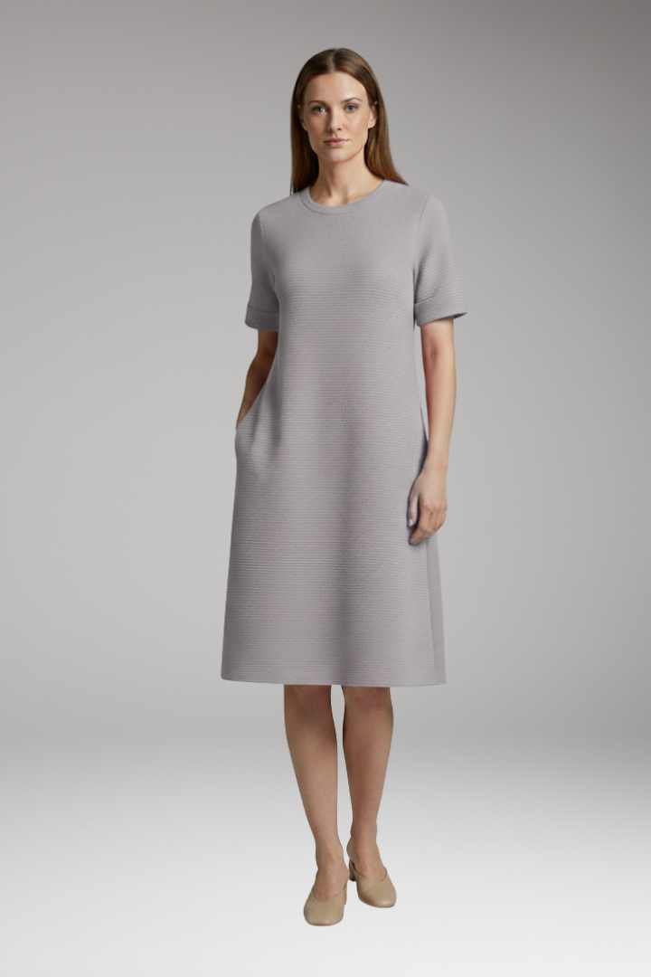 Women's Casual Dress with Relaxed Cut and Practical Pockets 10