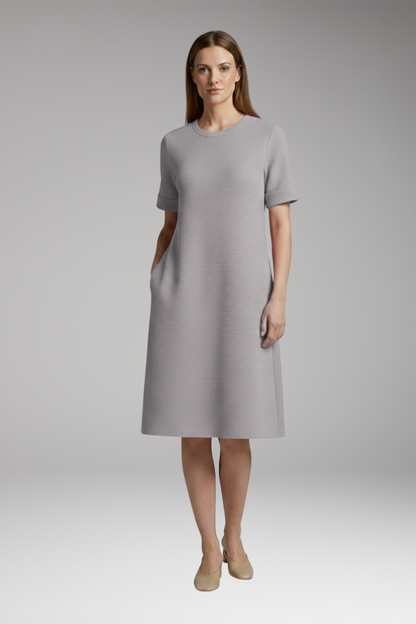 Women's Casual Dress with Relaxed Cut and Practical Pockets 10