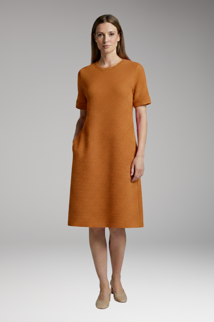 Women's Casual Dress with Relaxed Cut and Practical Pockets 11