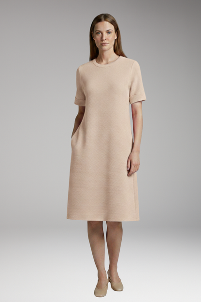 Women's Casual Dress with Relaxed Cut and Practical Pockets 12