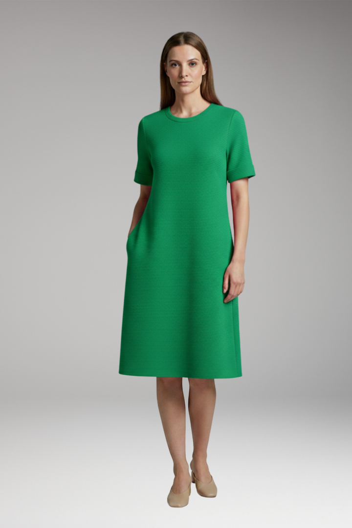 Women's Casual Dress with Relaxed Cut and Practical Pockets 13