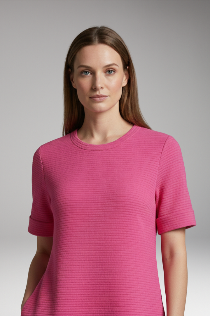 Women's Casual Dress with Relaxed Cut and Practical Pockets 5