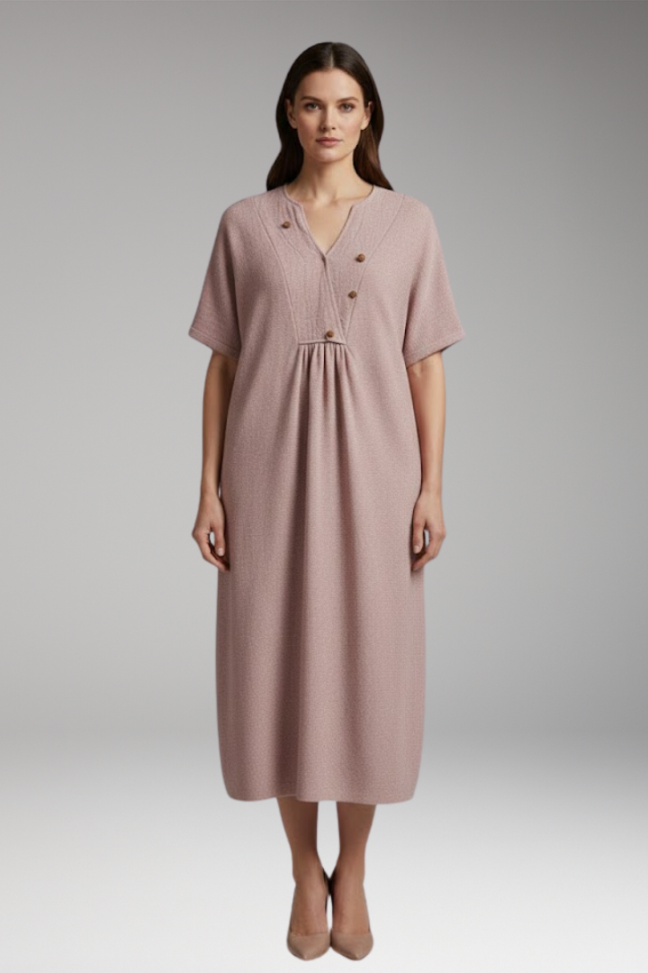 Women's Dress with Knit Design and Versatile Style 0