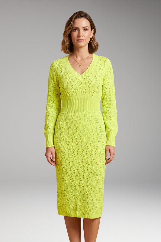 Women's Dress with Knit Design and Versatile Style 0
