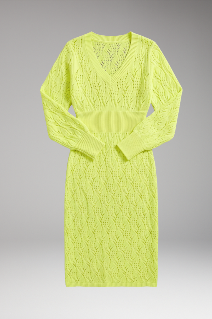 Women's Dress with Knit Design and Versatile Style 1