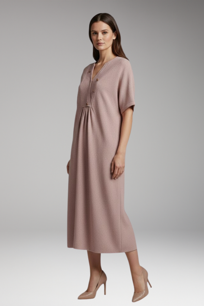 Women's Dress with Knit Design and Versatile Style 2