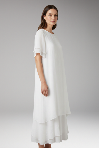 Women's Elegant Dress with Light Silhouette and Versatile Design 3