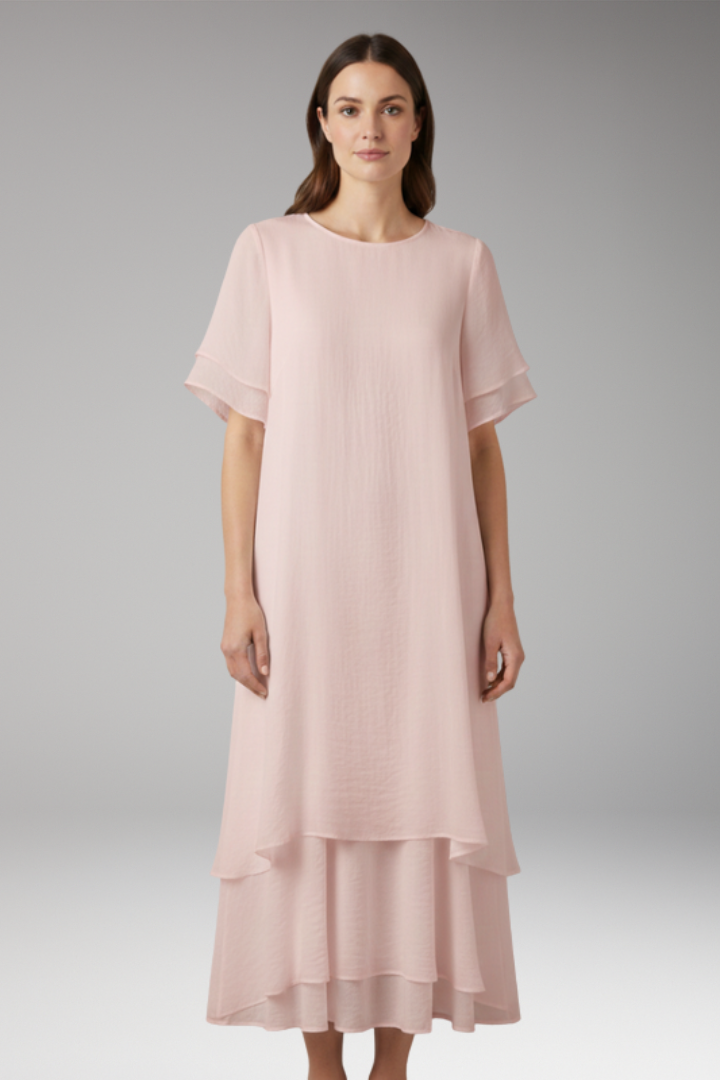 Women's Elegant Dress with Light Silhouette and Versatile Design 6