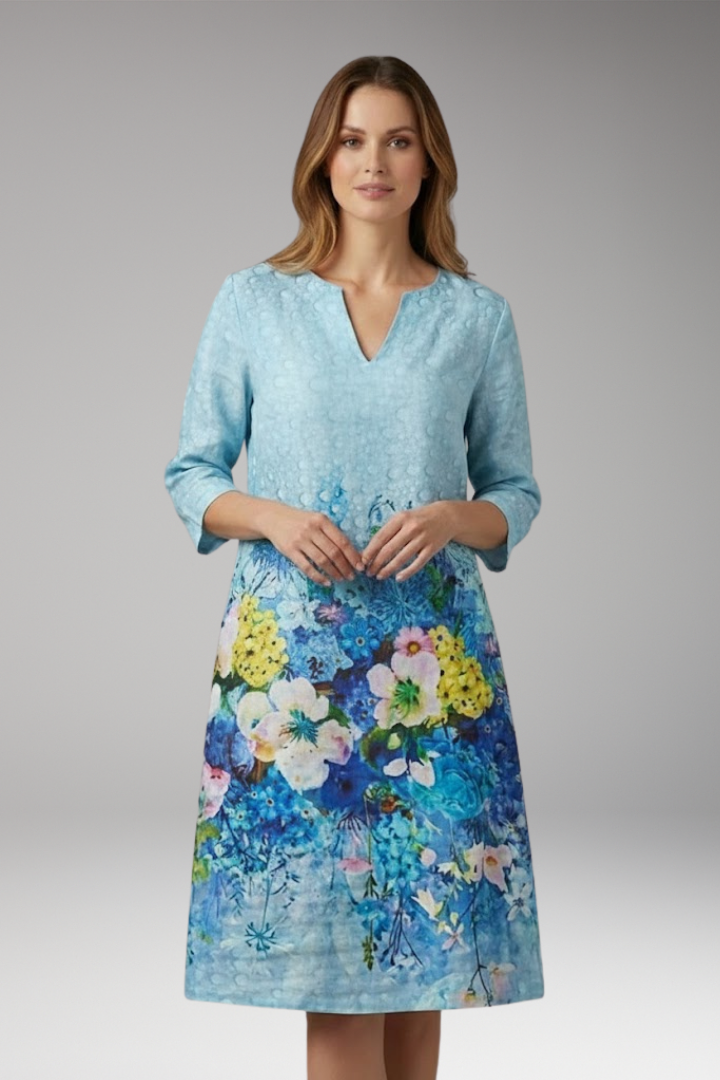 Women's Floral Dress with Elegant Fit and Vibrant Pattern 6