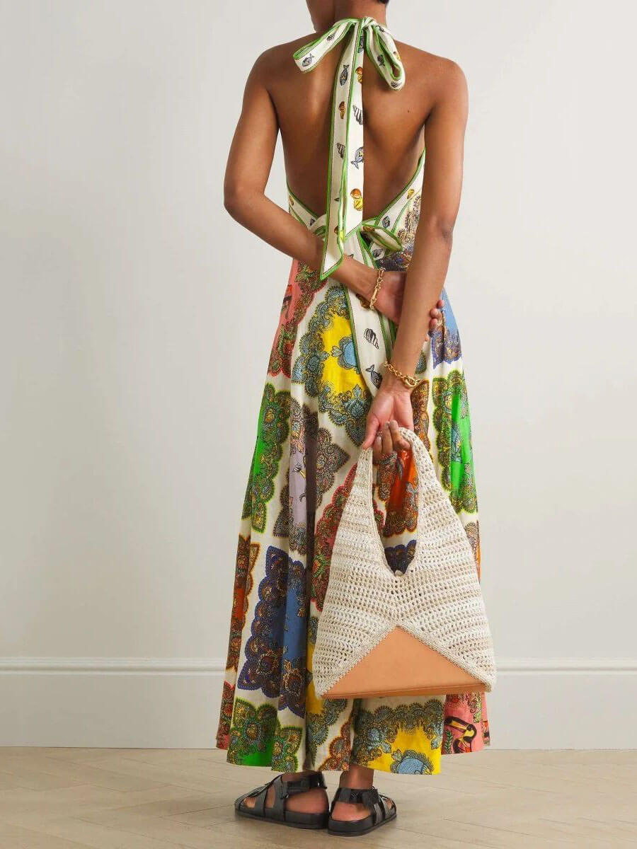 Women's Floral Maxi Dress | Sleeveless 2
