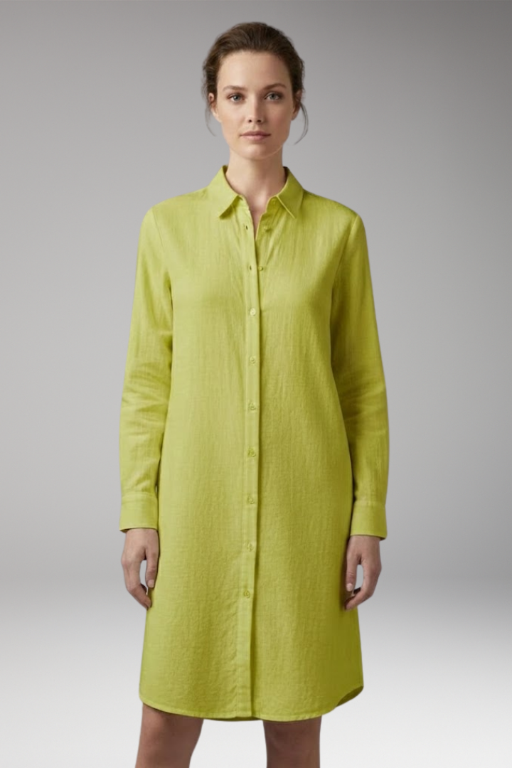 Women's Long-Sleeved Dress with Classic Design and Full Sleeve Coverage 8