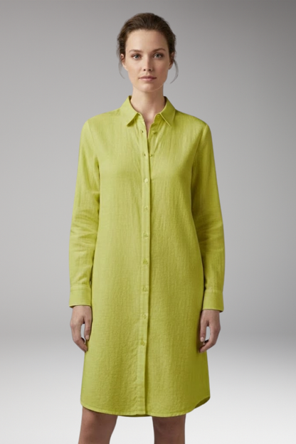 Women's Long-Sleeved Dress with Classic Design and Full Sleeve Coverage 8