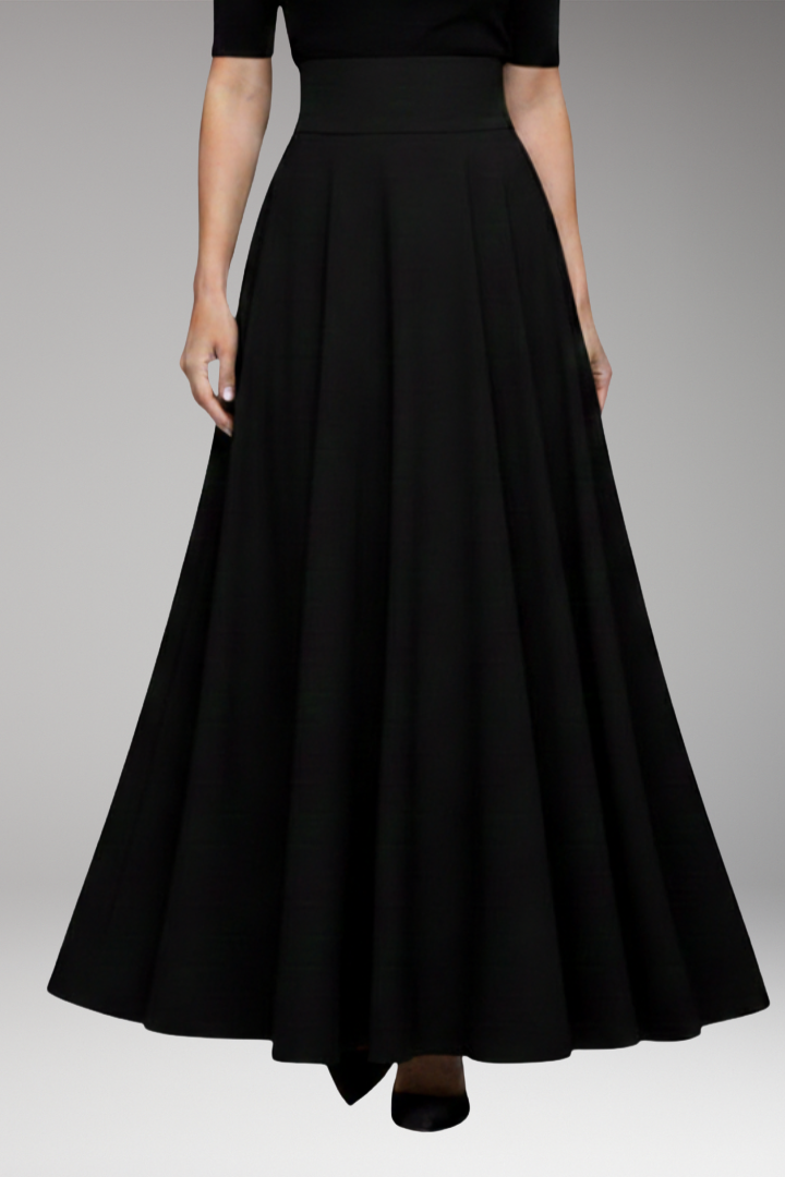 Women's Maxi Skirt with High Waist and Pockets 0
