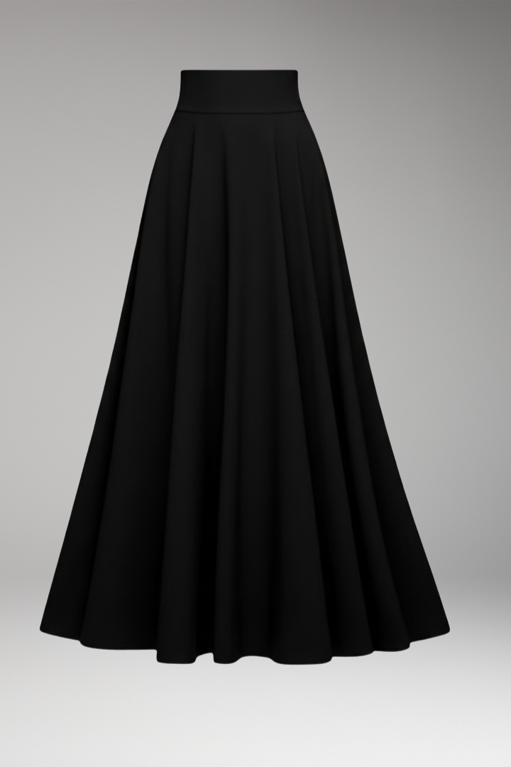 Women's Maxi Skirt with High Waist and Pockets 1