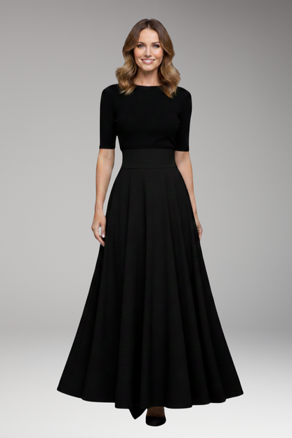 Women's Maxi Skirt with High Waist and Pockets 2