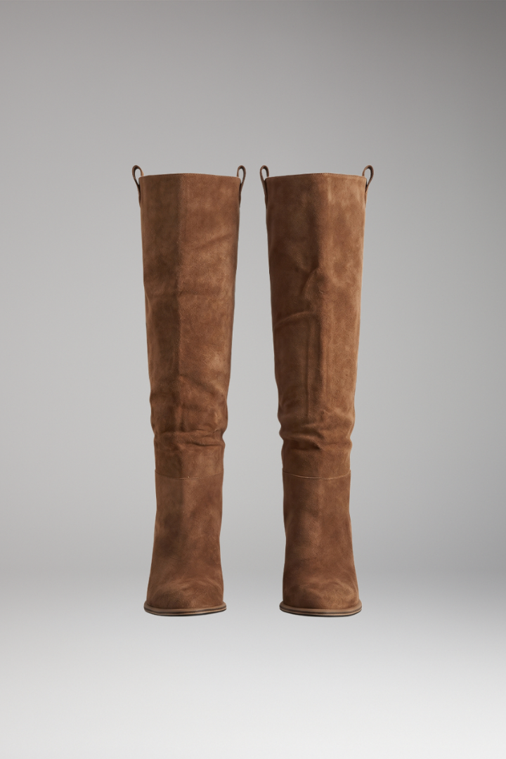 Women's Orthopedic Boots with Knee-High Shaft and Cushioned Insoles 1