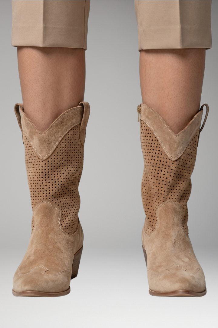 Women's Orthopedic Cowboy Boots with Gel-Filled Sole and Enhanced Stability 0