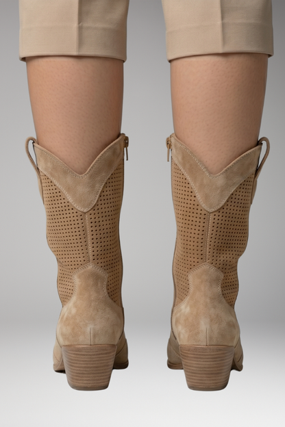 Women's Orthopedic Cowboy Boots with Gel-Filled Sole and Enhanced Stability 4