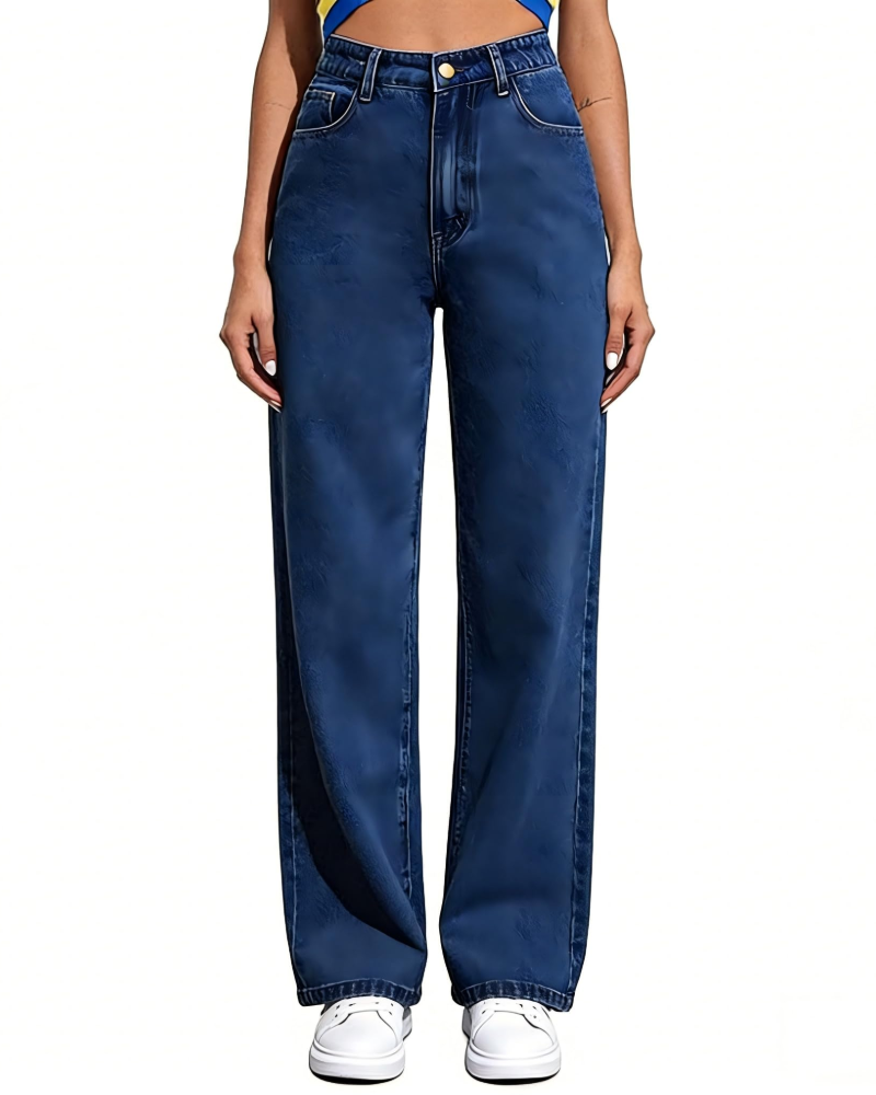 Women's Wide Leg Jeans | High Waisted & Comfortable Fit 4