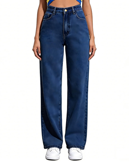 Women's Wide Leg Jeans | High Waisted & Comfortable Fit 4