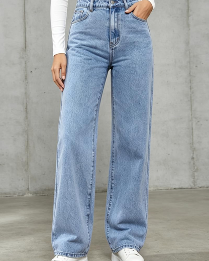 Women's Wide Leg Jeans | High Waisted & Comfortable Fit 2