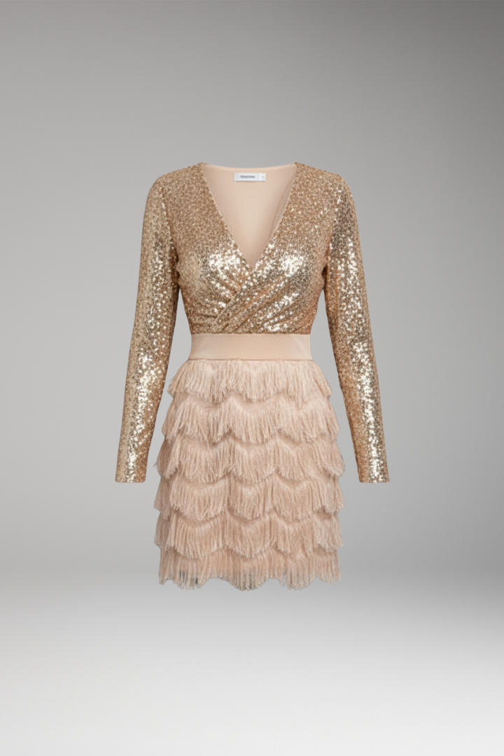 Women's Party Dress with Classic Design and Structured Fit 1