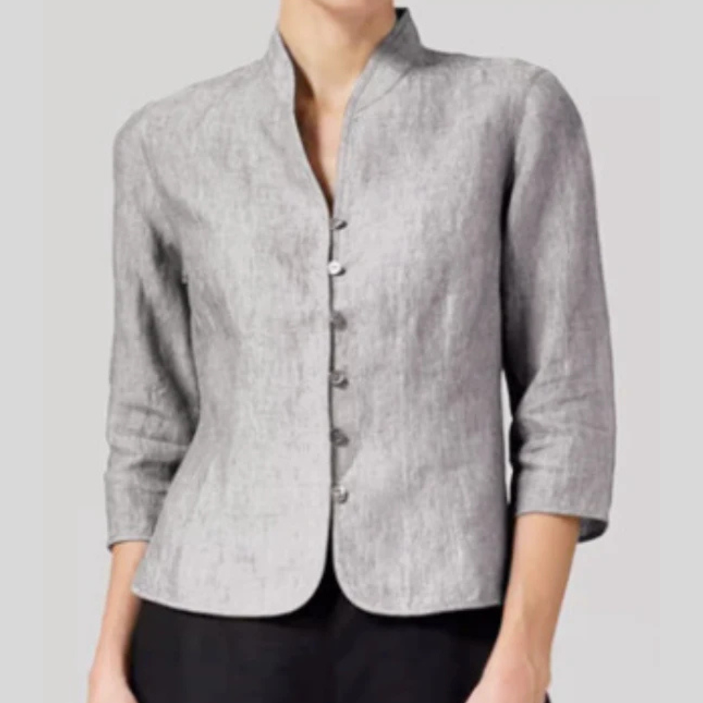 Women’s Stand-Collar Blouse – Chic Details with Versatile Flair 2