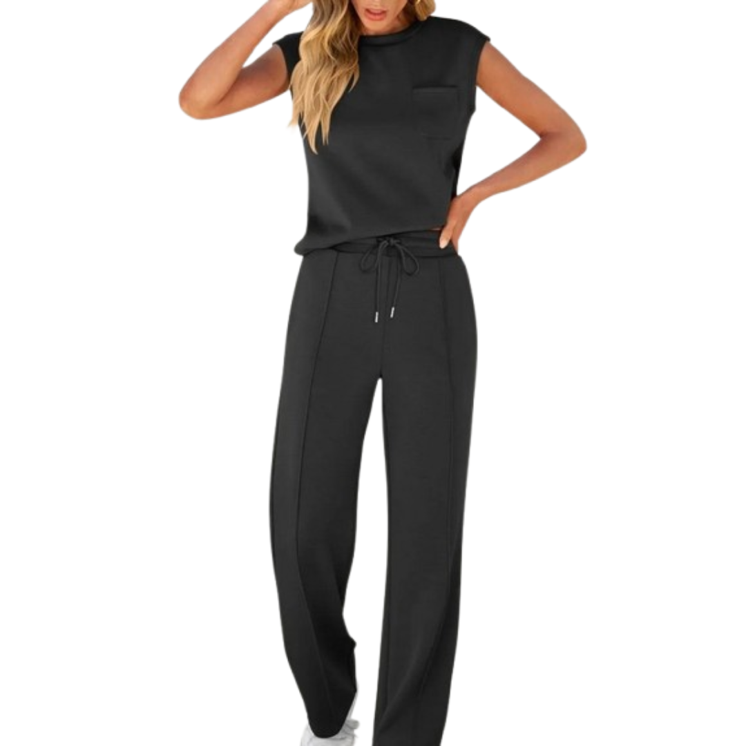Women's Summer Co-Ord | Sleeveless Top and Pants 0