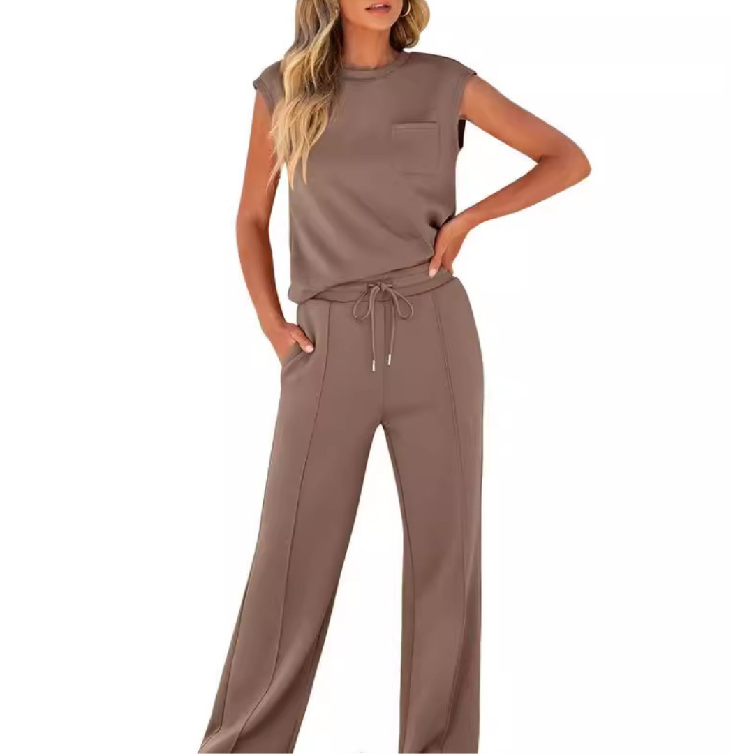 Women's Summer Co-Ord | Sleeveless Top and Pants 1