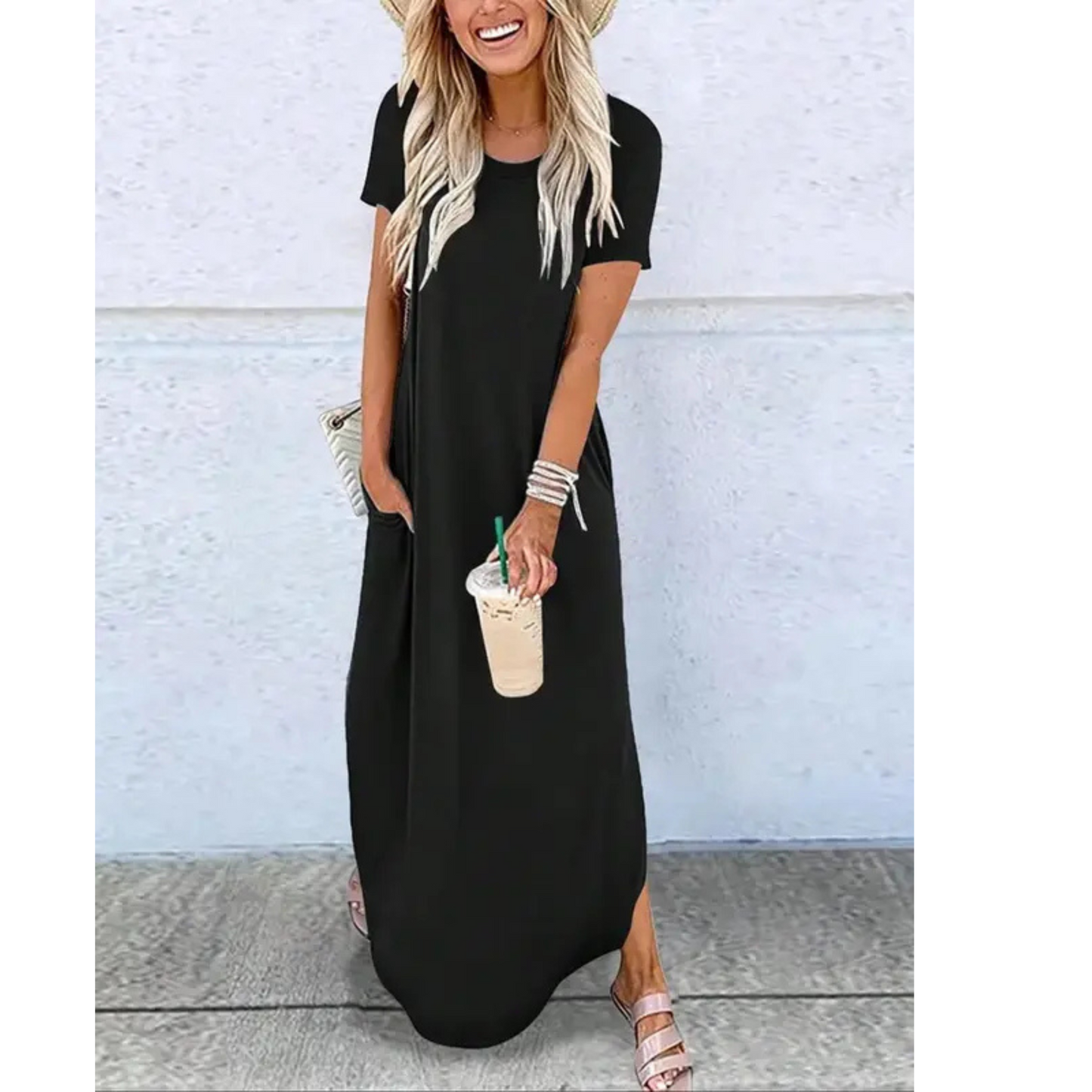 Women's Summer Dress | Round Neck Maxi 3