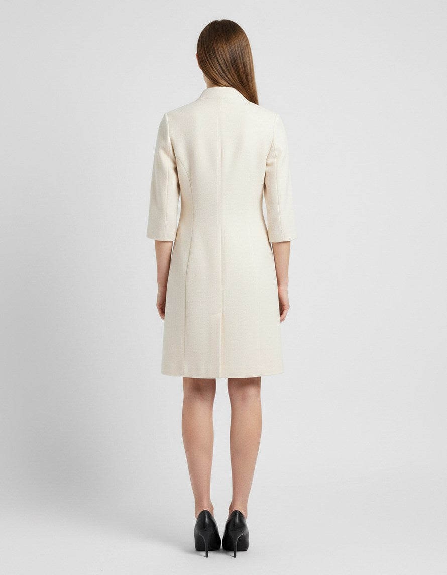 Women's A-Line Button Coat | Structured & Comfortable Fit