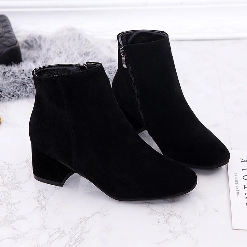 Women's Ankle Boots | Block Heel & Pointed Toe
