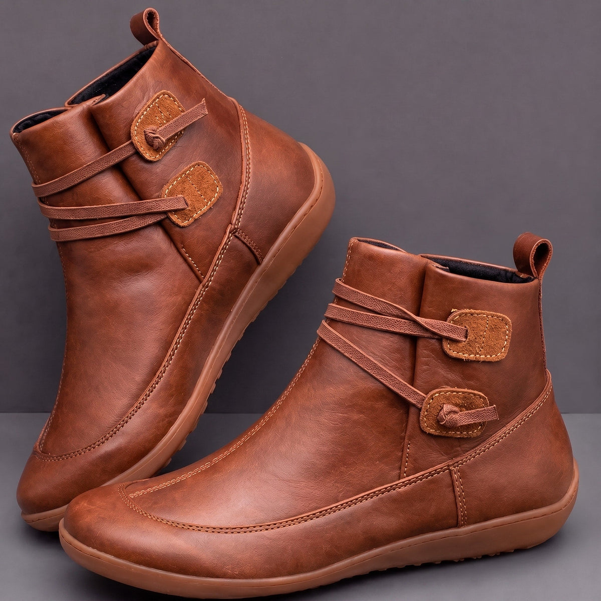 Women's Ankle Boots | Cushioned Comfort & Secure Buckle Fit