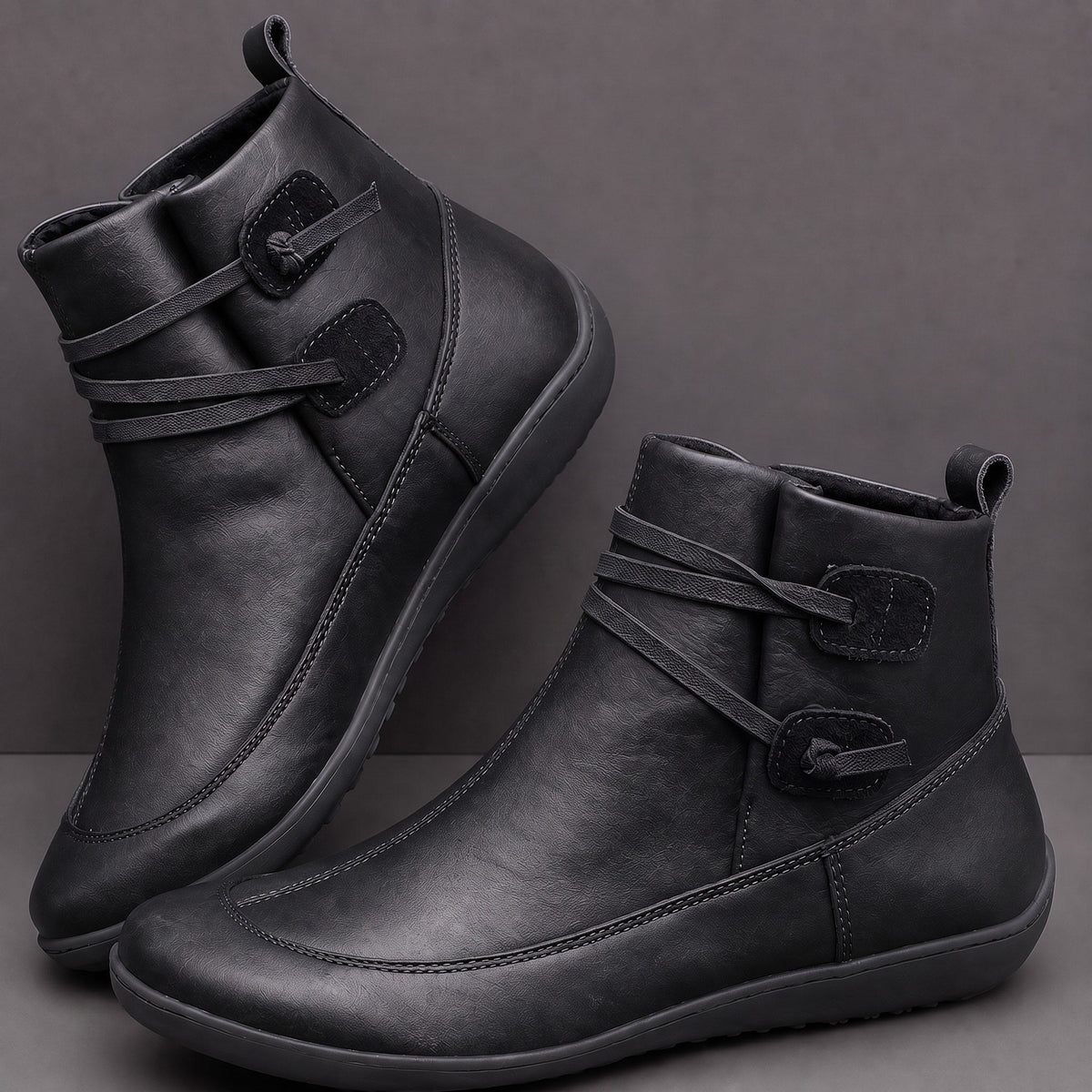 Women's Ankle Boots | Cushioned Comfort & Secure Buckle Fit