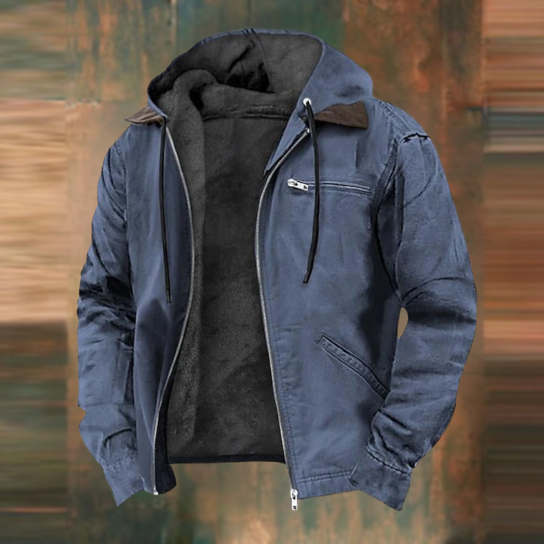 Women's Autumn Coat | Detachable Collar & Deep Pockets
