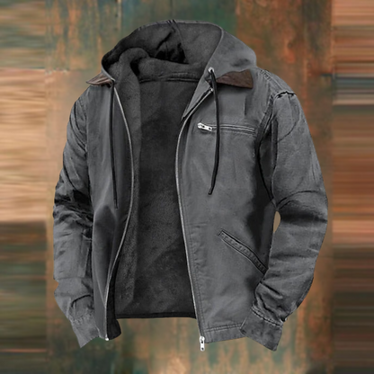 Women's Autumn Coat | Detachable Collar & Deep Pockets