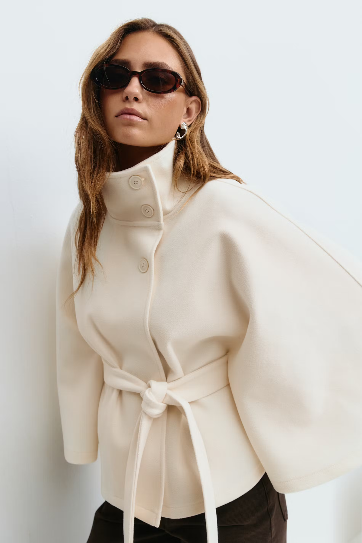 Women's Belted Coat | Waist-Defining Silhouette